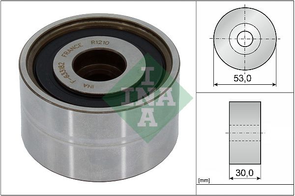 INA Timing Belt Deflection Guide Pulley 532088510 - image 2