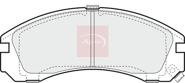 Apec Brake Pads Set PAD781 - image 2