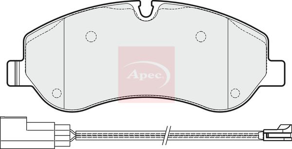 Apec Brake Pads Set PAD1930 - image 2