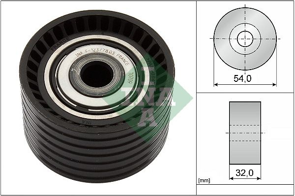 INA Timing Belt Deflection Guide Pulley 532077410 - image 2