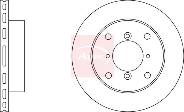 Apec Brake Disc DSK229 - image 3
