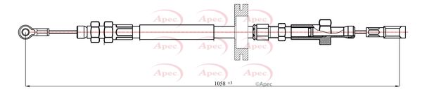 Apec Handbrake Cable CAB1251 - image 2