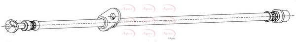 Apec Brake Hose HOS4500 - image 2
