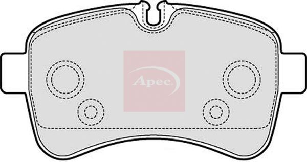 Apec Brake Pads Set PAD1608 - image 2