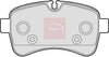 Apec Brake Pads Set PAD1608 thumbnail