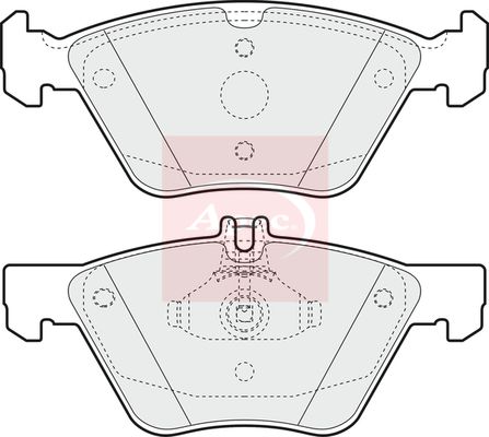 Apec Brake Pads Set PAD1393 - image 2