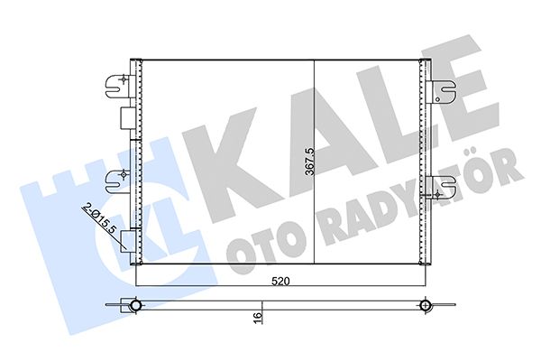 NRF Air Conditioning Condenser 350345 - image 2