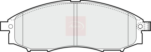 Apec Brake Pads Set PAD1429 - image 2