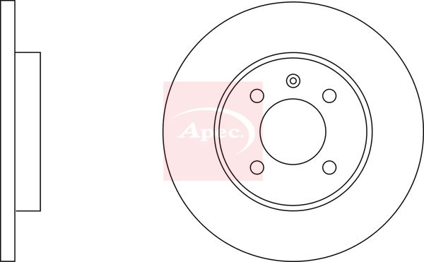 Apec Brake Disc DSK575 - image 2
