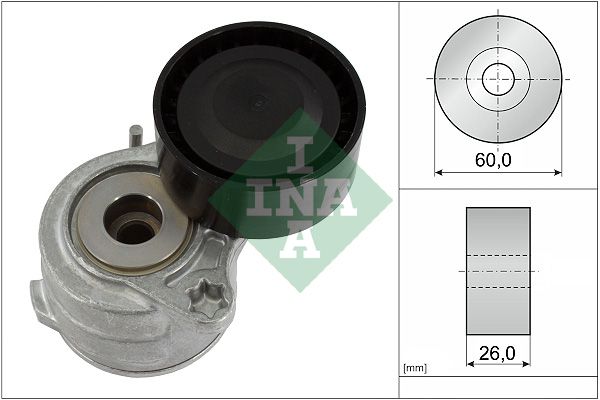 INA Drive Belt Tensioner Pulley 534065310 - image 2