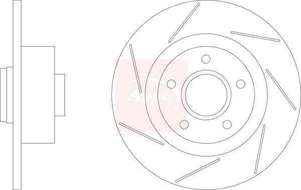 Apec Brake Disc DSK3234 - image 2