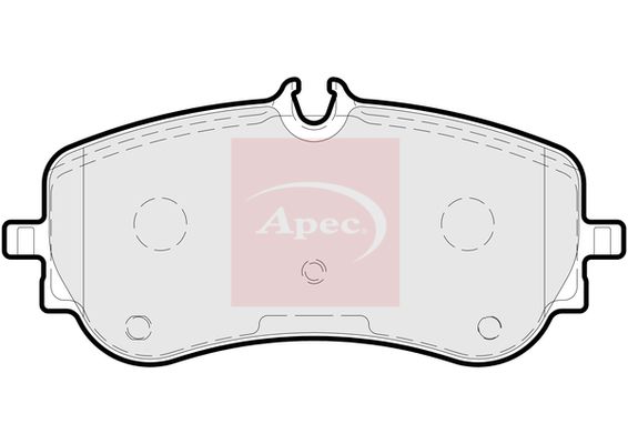 Apec Brake Pads Set PAD2229 - image 2