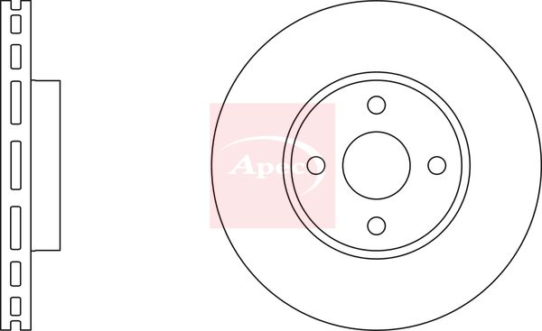 Apec Brake Disc DSK2222 - image 2