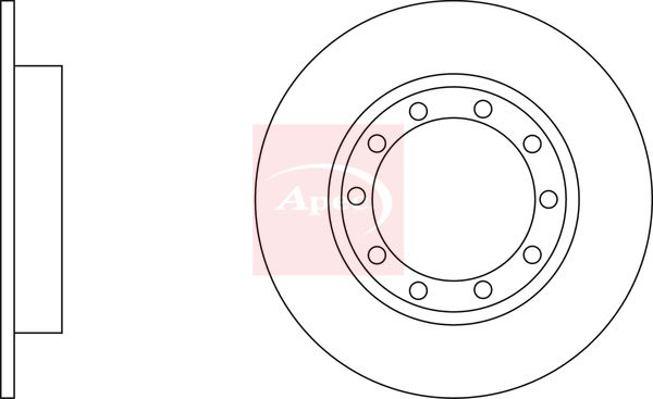 Apec Brake Disc DSK2959 - image 2