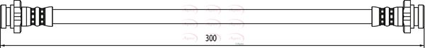 Apec Brake Hose HOS4052 - image 2