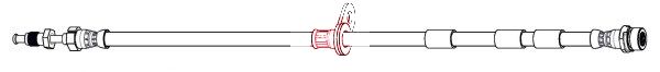Apec Brake Hose HOS4516 - image 2