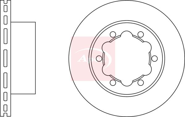 Apec Brake Disc DSK2450 - image 2