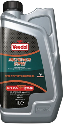 Veedol Multigrade Super 10W40 Semi Synth 1L 5020B - tradevehicleparts.co.uk
