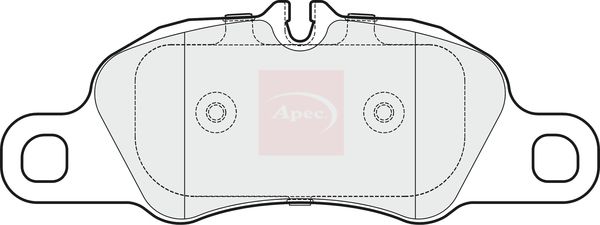 Apec Brake Pads Set PAD1677 - image 2