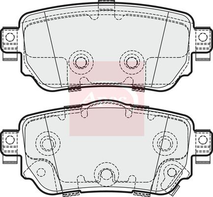 Apec Brake Pads Set PAD2013 - image 2