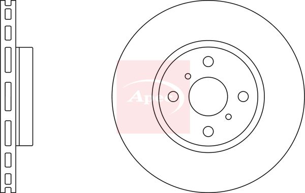 Apec Brake Disc DSK2517 - image 2