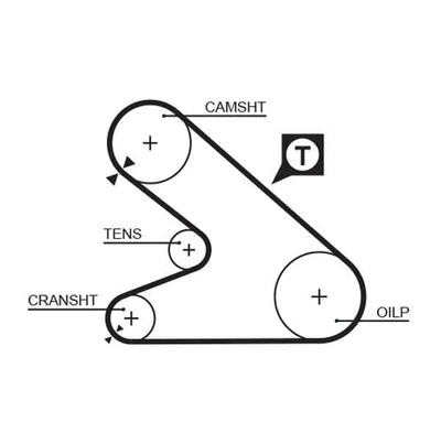 Timing Belt Gates PowerGrip® 5054 - tradevehicleparts.co.uk