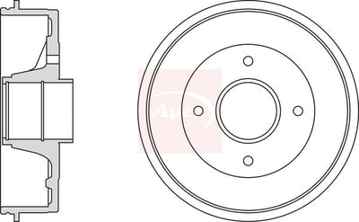 Apec Brake Drum DRM9148