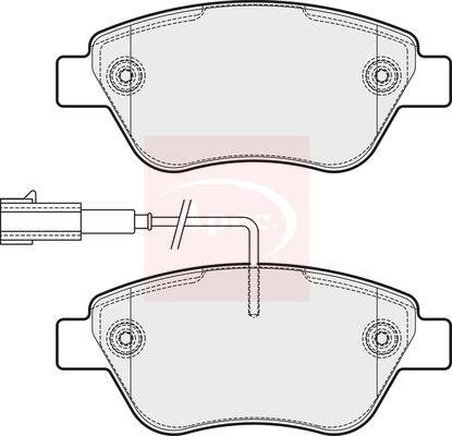 Apec Brake Pads Set PAD2001 - image 2