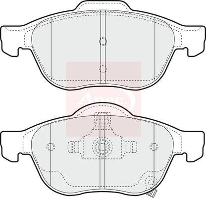 Apec Brake Pads Set PAD1351 - image 2