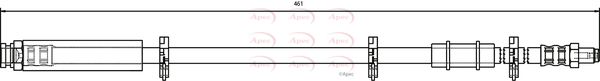 Apec Brake Hose HOS3064 - image 2