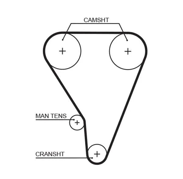 Gates Timing Belt PowerGrip 5117XS - image 2