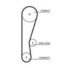 Gates Timing Belt PowerGrip 5119 thumbnail