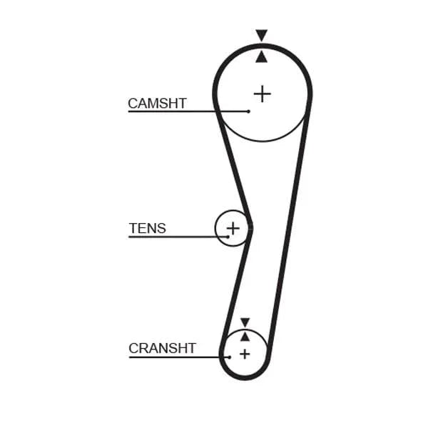 Gates Timing Belt PowerGrip 5127 - image 2