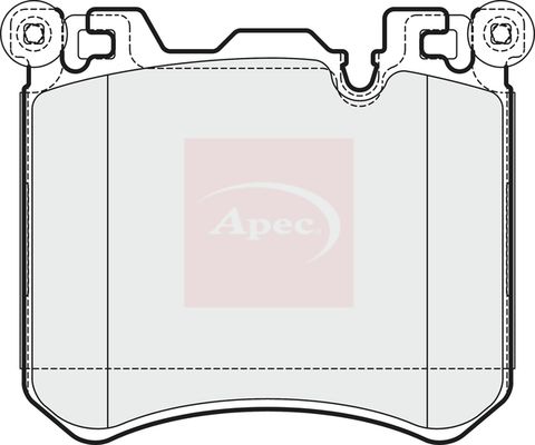 Apec Brake Pads Set PAD1738 - image 2