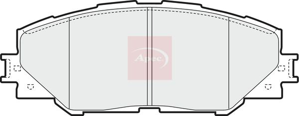 Apec Brake Pads Set PAD1592 - image 2