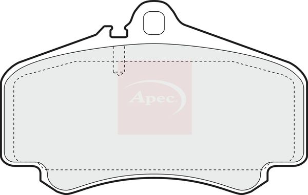 Apec Brake Pads Set PAD1402 - image 2