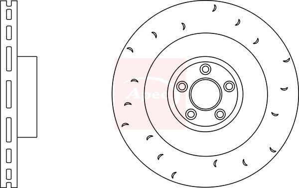 Apec Brake Disc DSK2918 - image 2