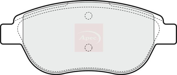Apec Brake Pads Set PAD1548 - image 2