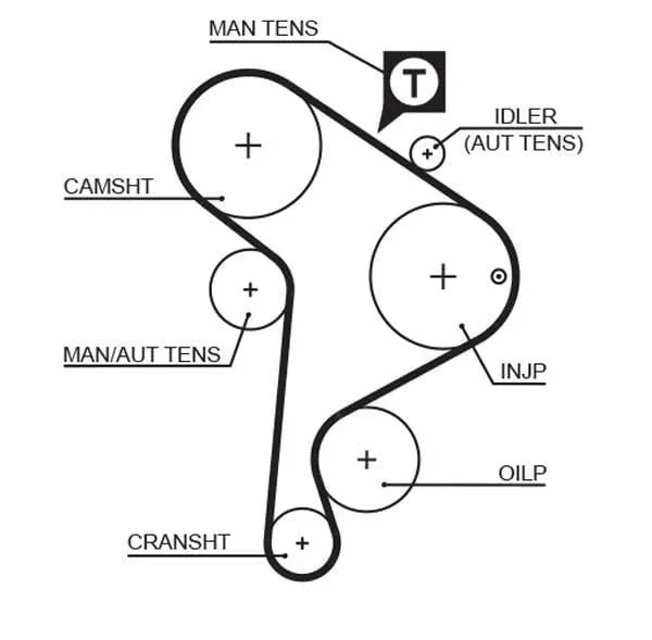 Gates Timing Belt PowerGrip 5223XS - image 2