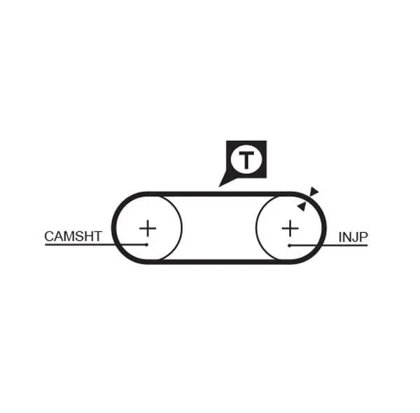 Gates Timing Belt PowerGrip 5246 - image 2