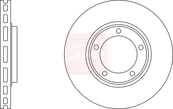 Apec Brake Disc DSK2406 - image 2