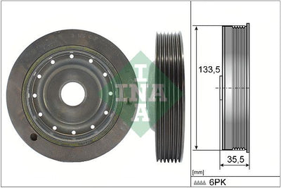 INA Crankshaft Pulley (tvd) 544009110