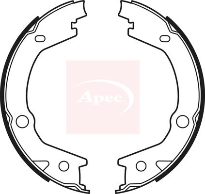 Apec Brake Shoes Set SHU763 - image 2