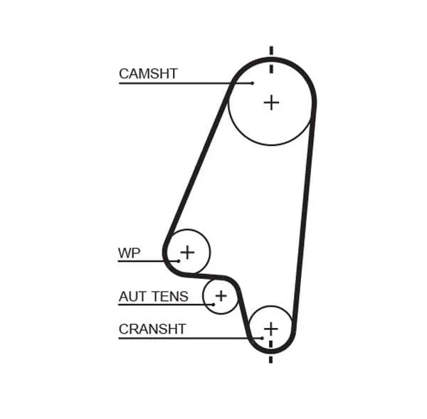Gates Timing Belt PowerGrip 5310XS - image 2