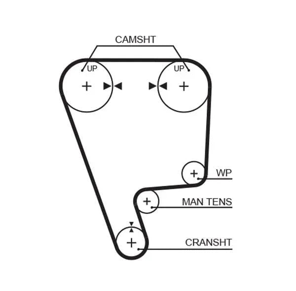 Gates Timing Belt PowerGrip 5348XS - image 2