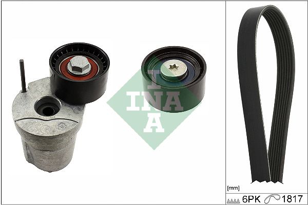 INA Drive Belt Kit 529037010 - image 2