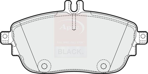 Apec Brake Pads Set PAD1881B - image 2