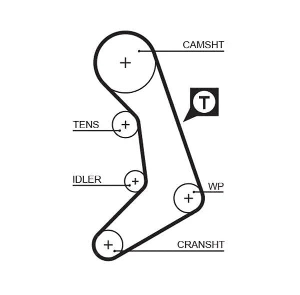 Gates Timing Belt PowerGrip 5398XS - image 2