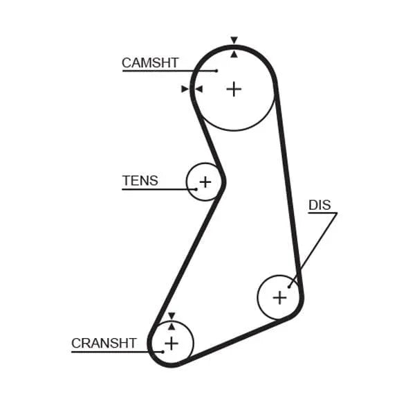 Gates Timing Belt PowerGrip 5399XS - image 2