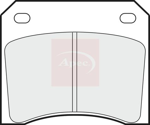 Apec Brake Pads Set PAD557 - image 2